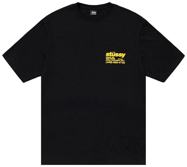 Stussy Pigment Dyed DNA Tee 'Black'