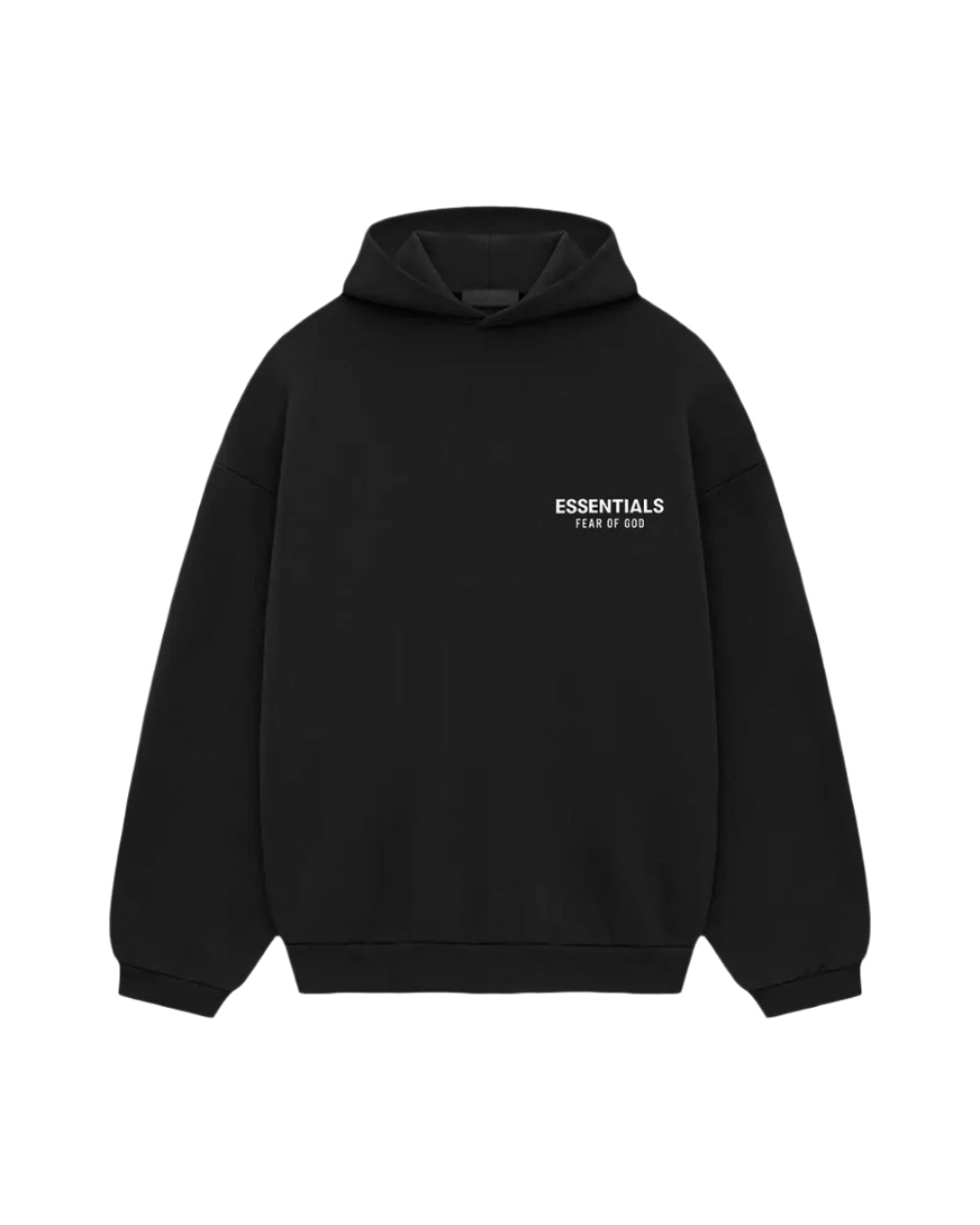 ESSENTIALS Fleece Hoodie Black
