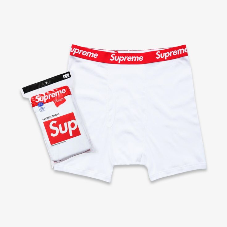 Supreme x Hanes Boxer Briefs pack x1