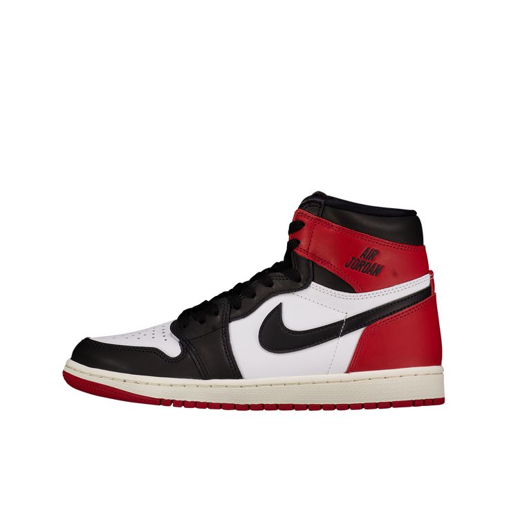 Air Jordan Mens 1 Retro High OG - Black Toe