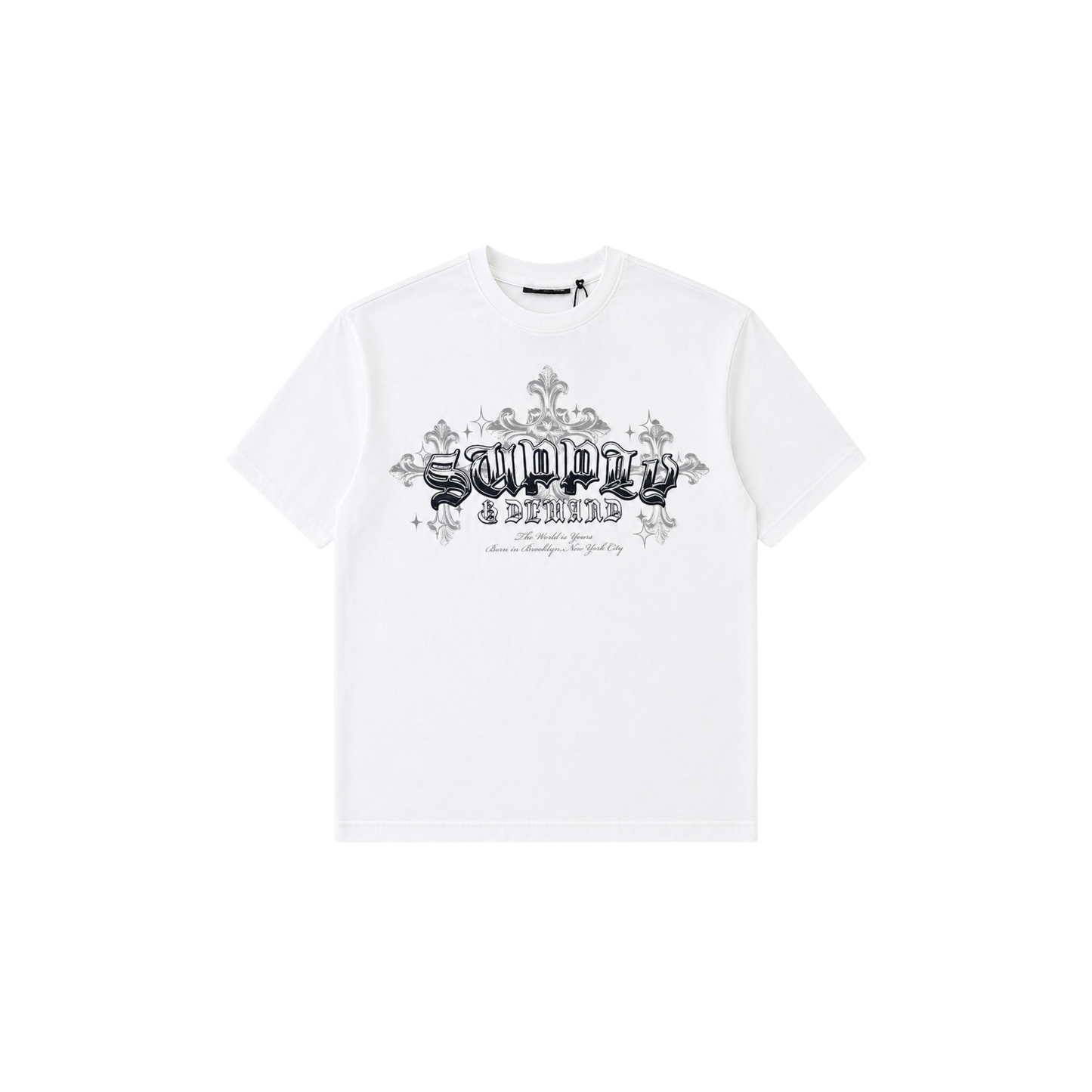 Supply & demand white tee