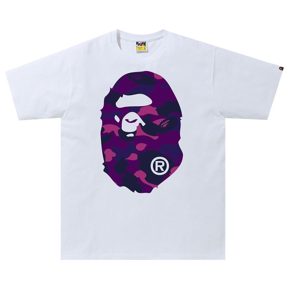 CAMO BAPE WHITE TEE