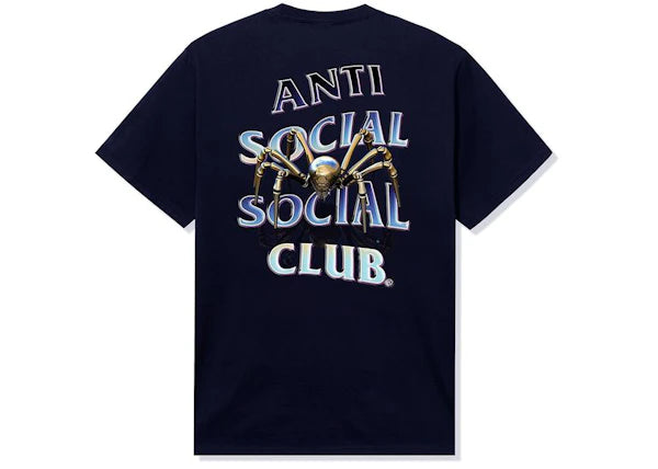 Anti Social Social Club Crawl To Me Tee Navy