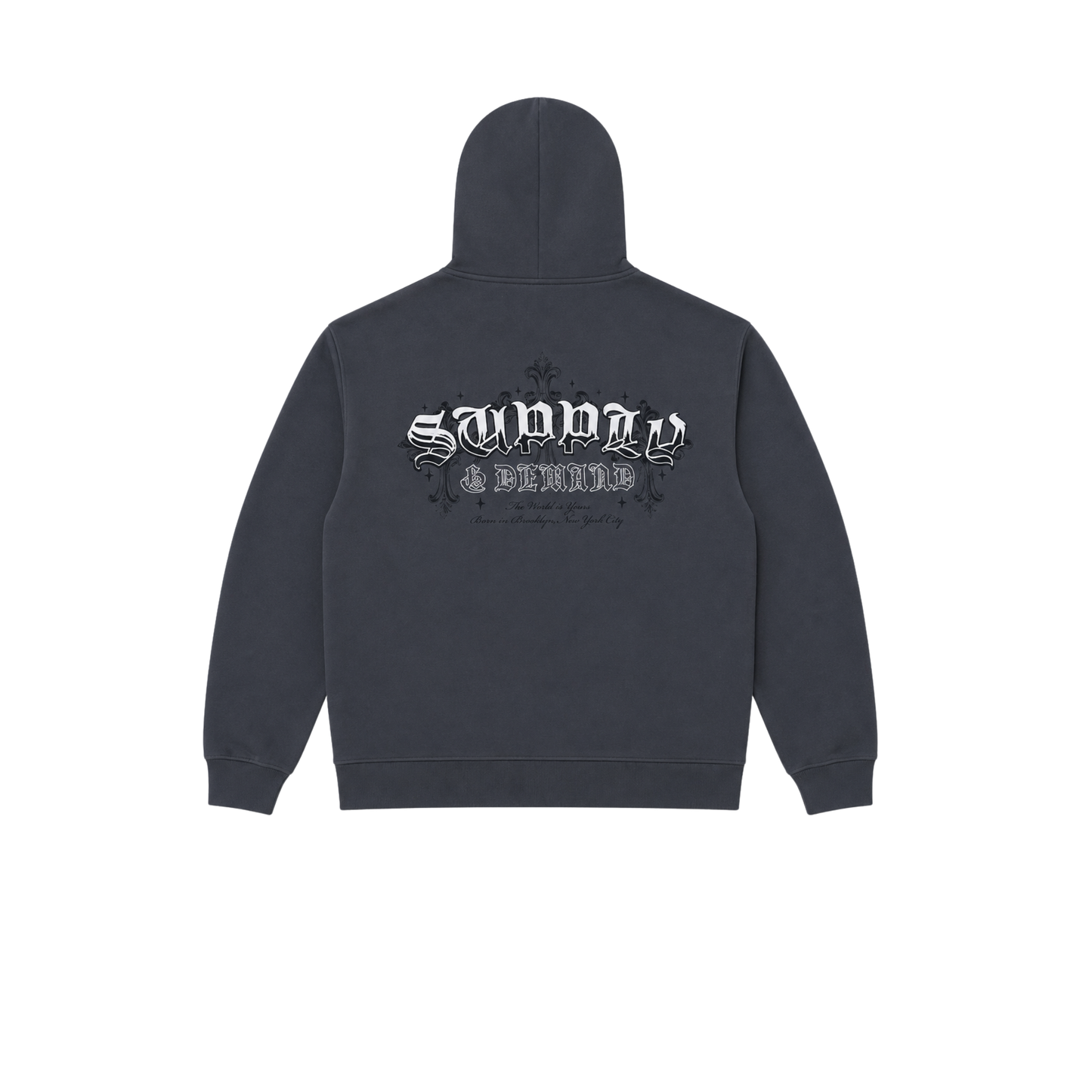 SUPPLY DEMAND GREY HOODIE