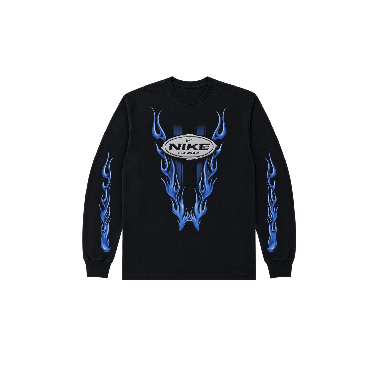 nike long sleeve blue shirt