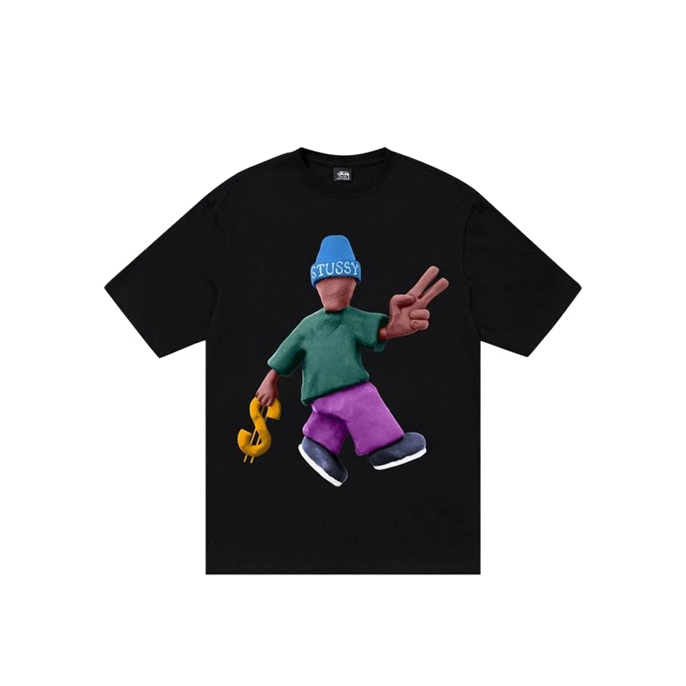 Stussy Peace & Prosperity Tee 'Black'