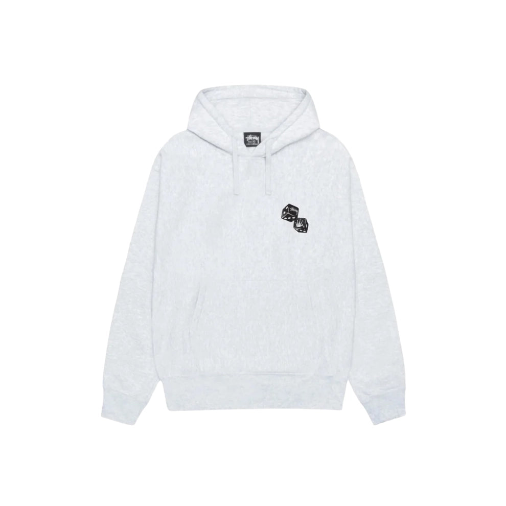 STUSSY SHAKERS HOODIE ASH HEATHE