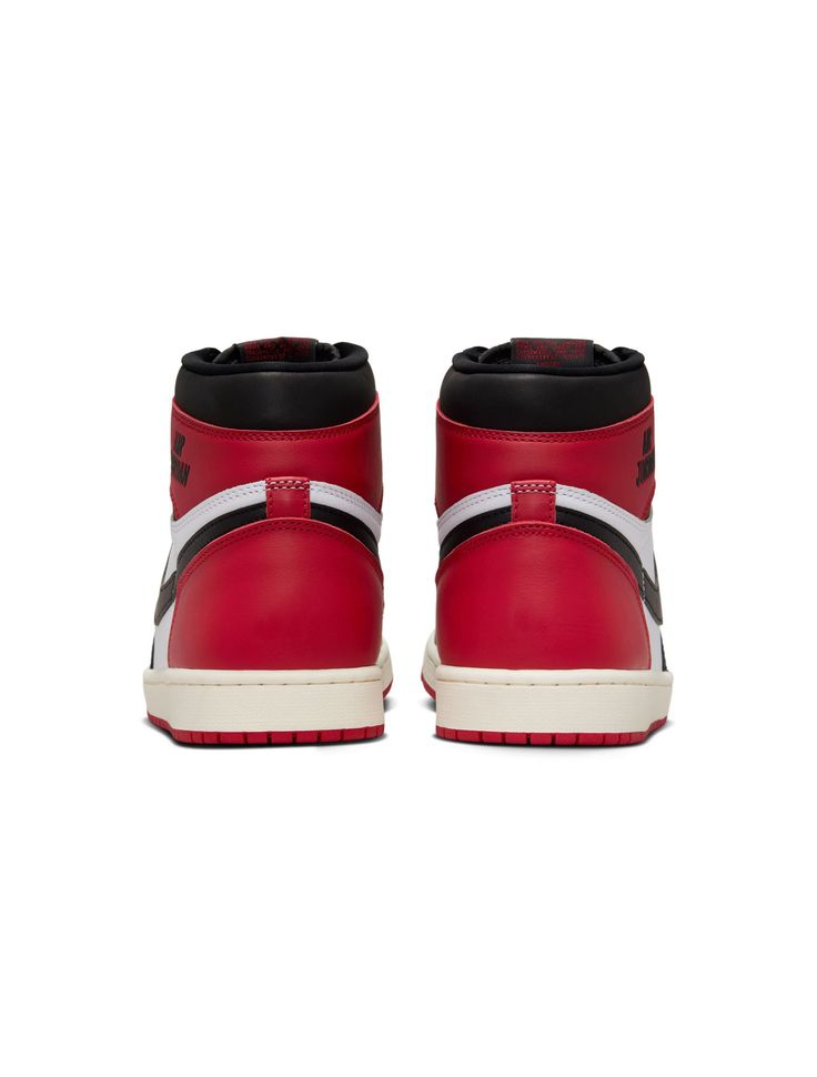 Air Jordan Mens 1 Retro High OG - Black Toe