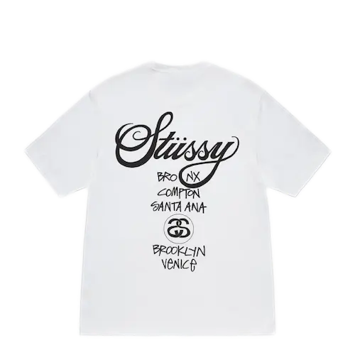 TUSSY WORLD TOUR TEE WHITE