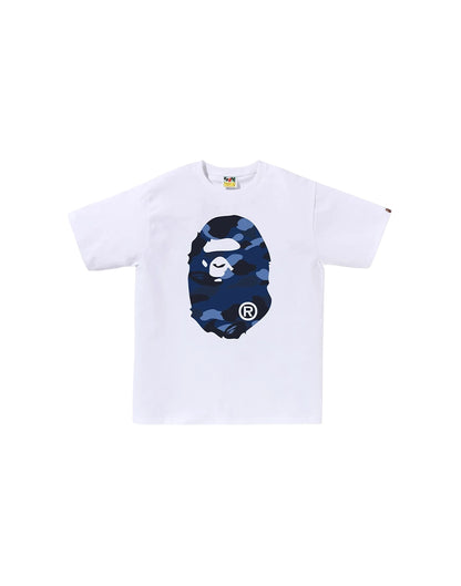 camo bape white tee