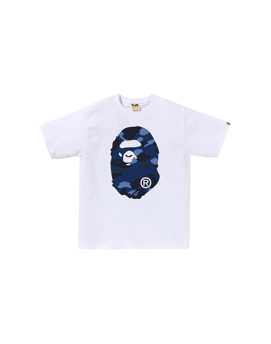 camo bape white tee