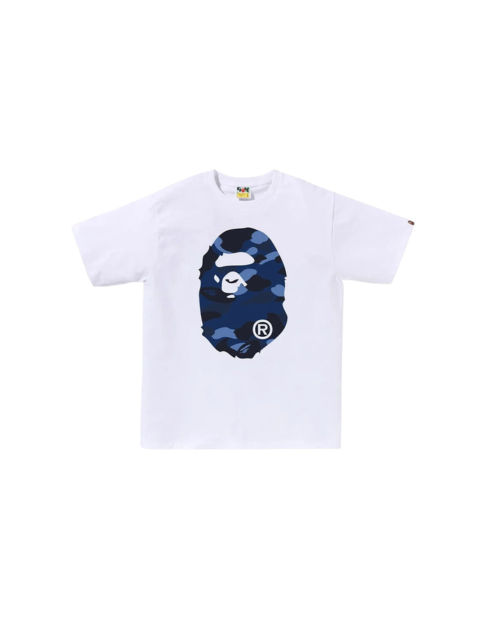 camo bape white tee