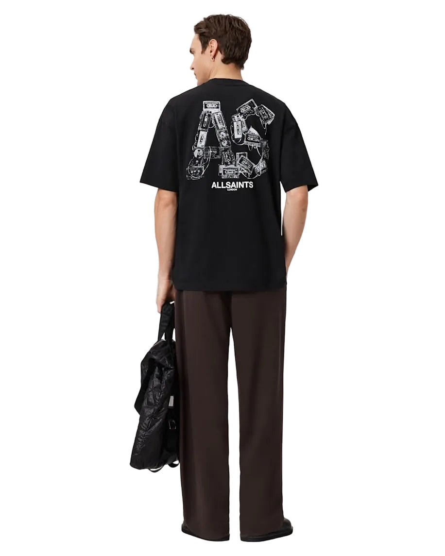 ALL SAINTS BLACK TEE