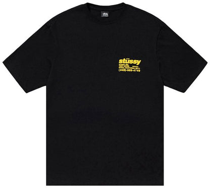 Stussy Pigment Dyed DNA Tee 'Black'