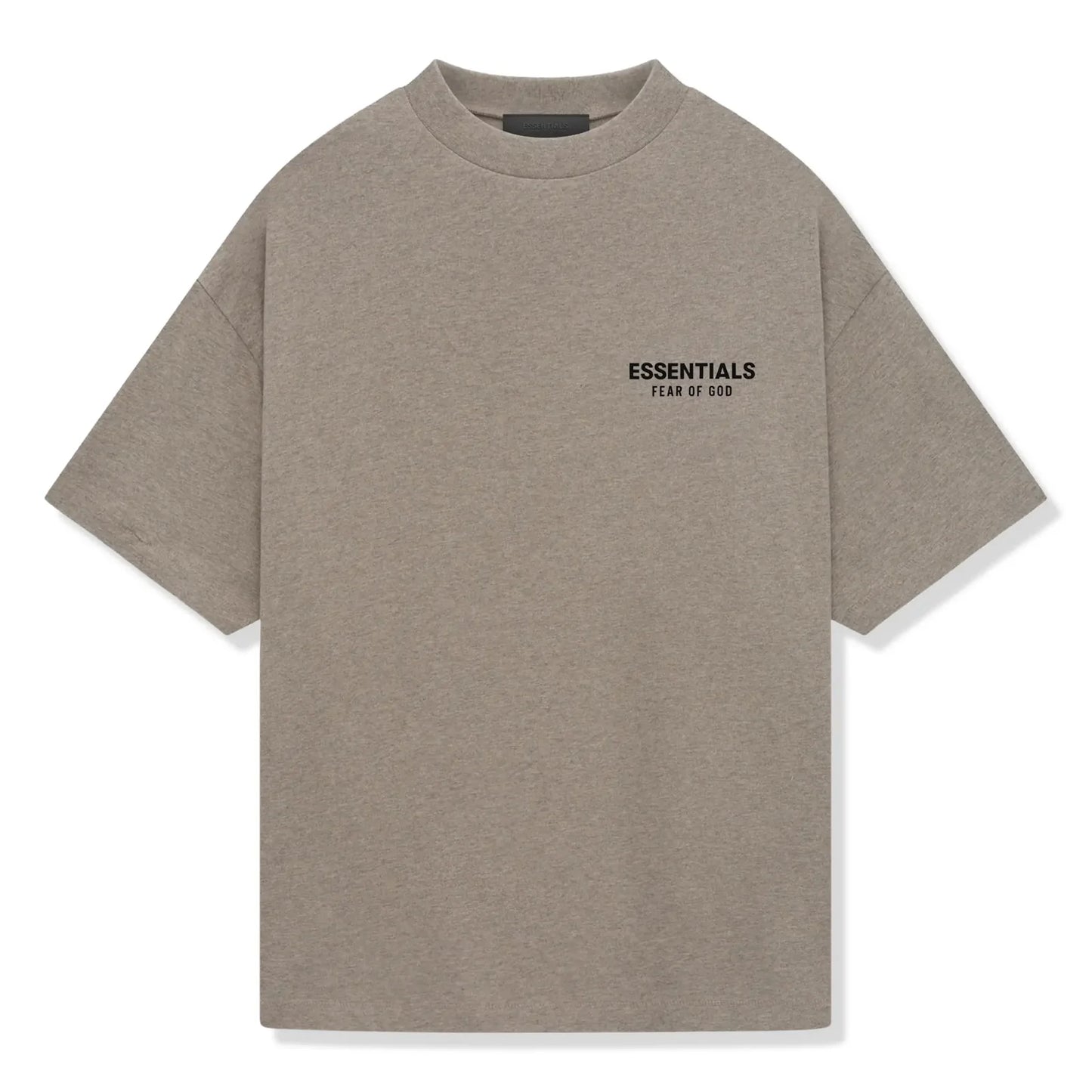 ESSENTIALS HEATHER GREY TEE