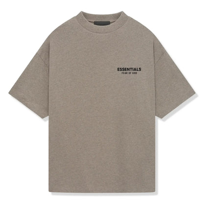 ESSENTIALS HEATHER GREY TEE