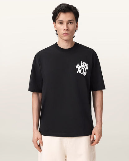 ALL SAINTS BLACK TEE