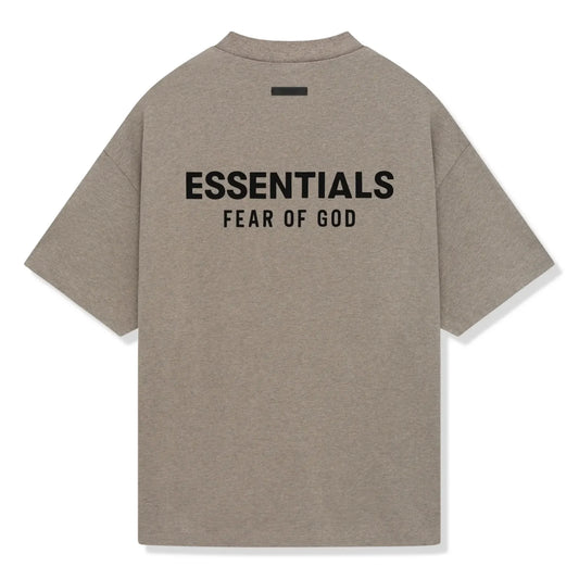 ESSENTIALS HEATHER GREY TEE