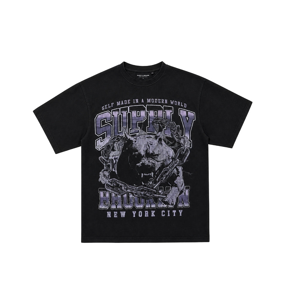 SUPPLY DEMAND GREY TEE