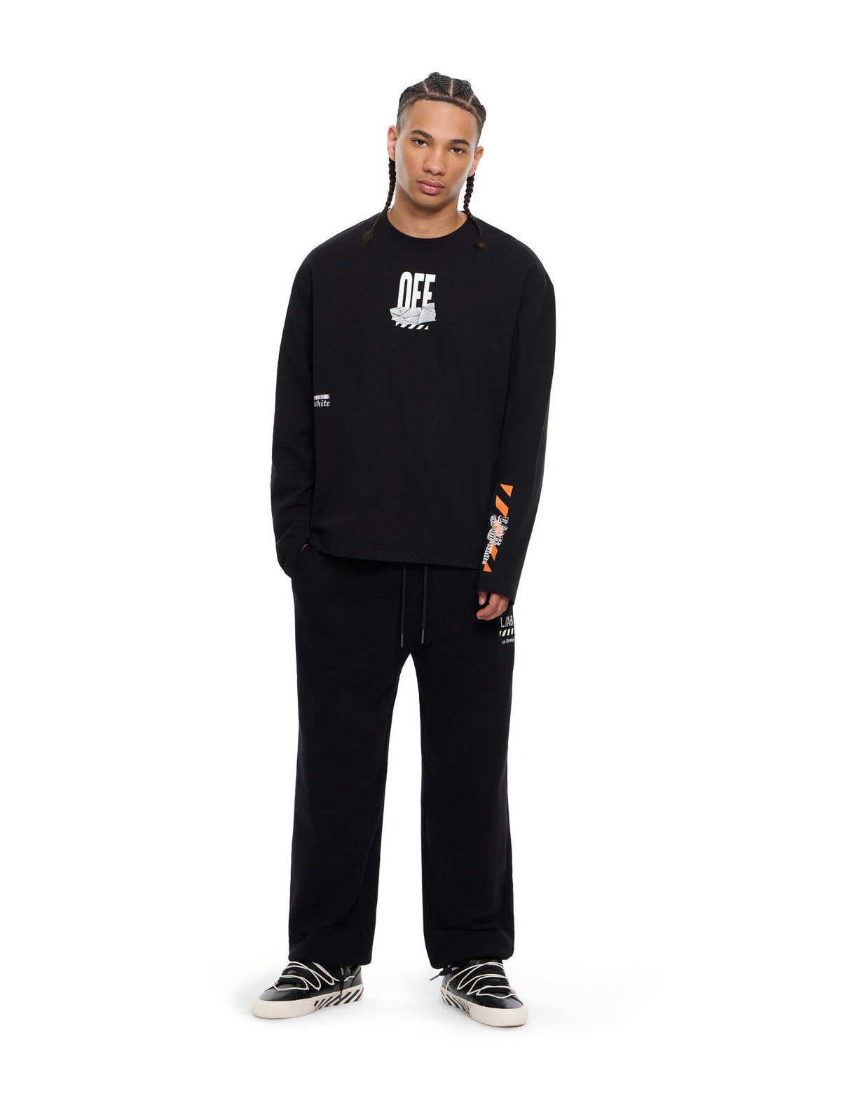 Off white Active Tape Long-Sleeved T-Shirt