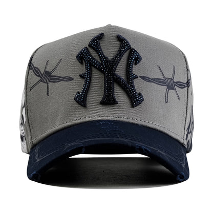NY BONES RUNNER GRAY X ROYAL