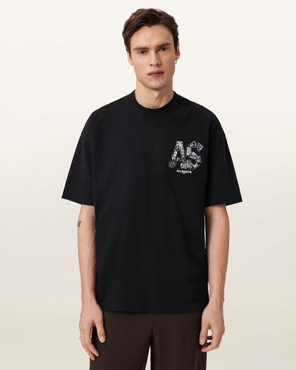 ALL SAINTS BLACK TEE