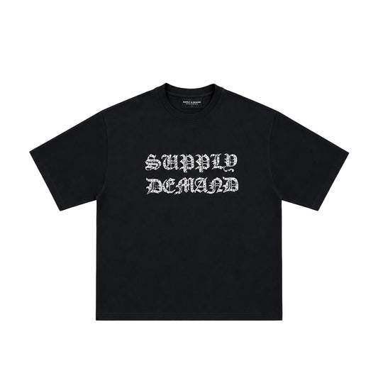 SUPPLY DEMAND RHINESTONES COLOR TEE