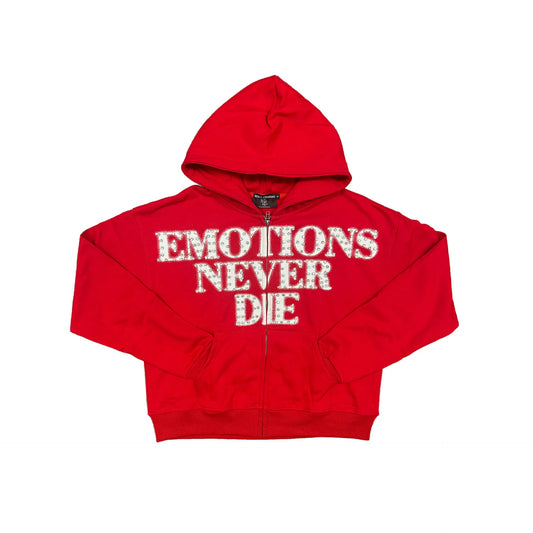Emotion never die red hoodie