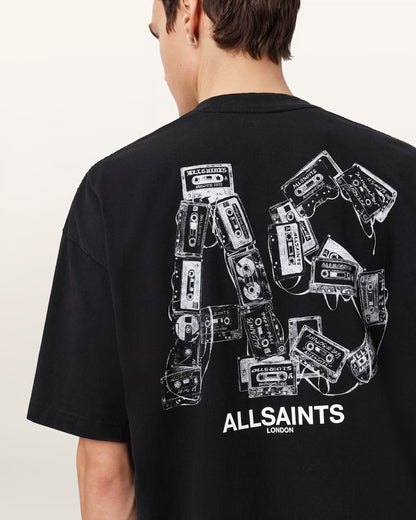 ALL SAINTS BLACK TEE