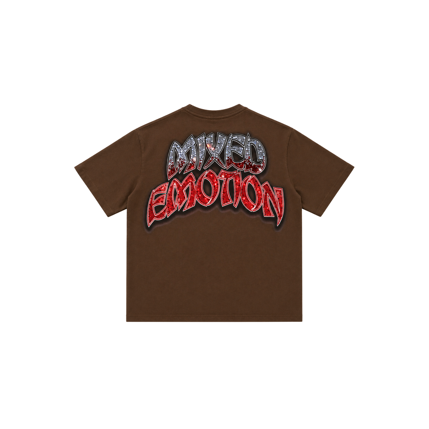 MIXED EMOTION BROWN TEE
