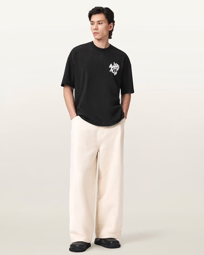ALL SAINTS BLACK TEE