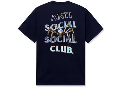 Anti Social Social Club Crawl To Me Tee Navy
