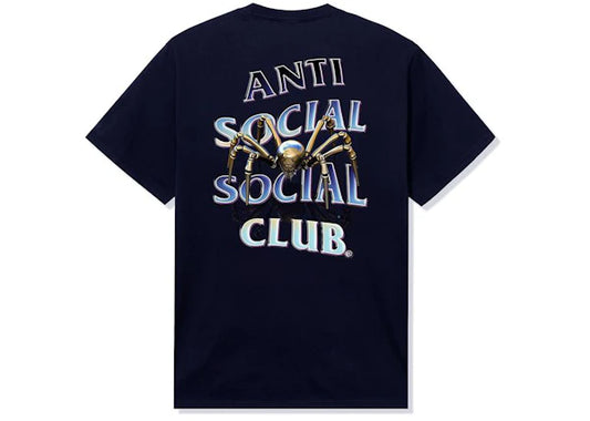 Anti Social Social Club Crawl To Me Tee Navy