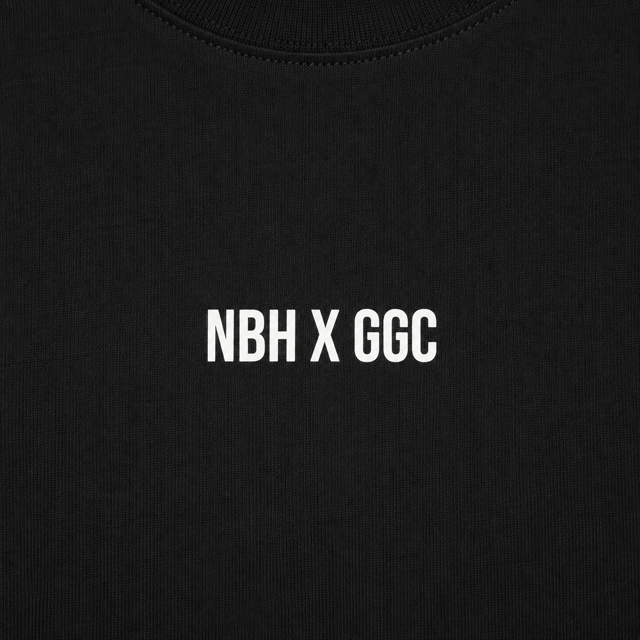 NBH X GUIGACLUB BLACK TEE
