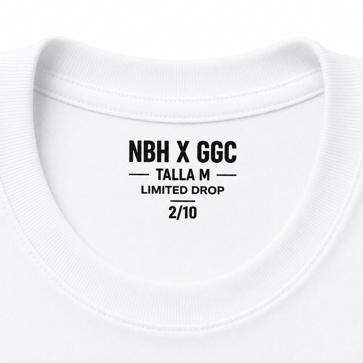 NBH X GUIGACLUB WHITE TEE