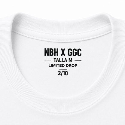 NBH X GUIGACLUB WHITE TEE