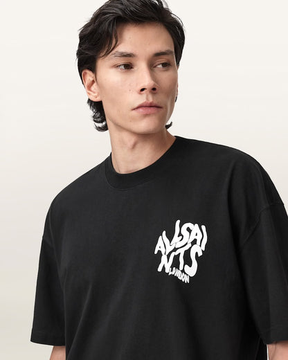 ALL SAINTS BLACK TEE