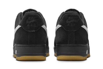 Air force 1 black white gum
