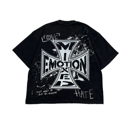 MIXED EMOTION BLACK CHAOS