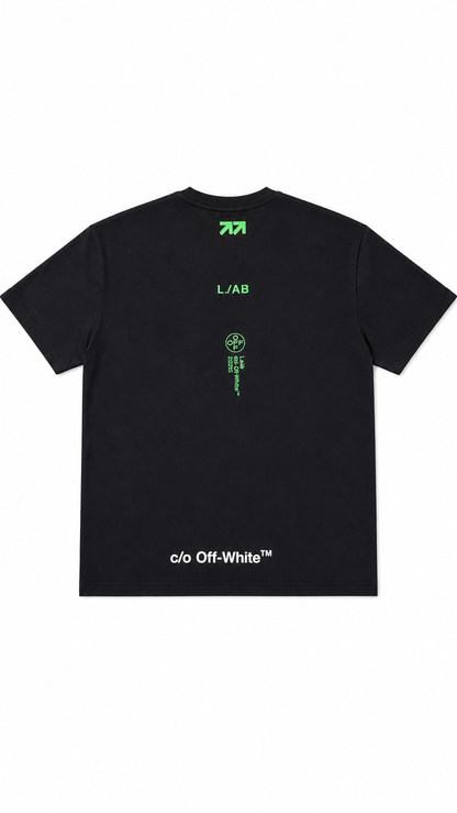 OFF WHITE L/AB BLACK