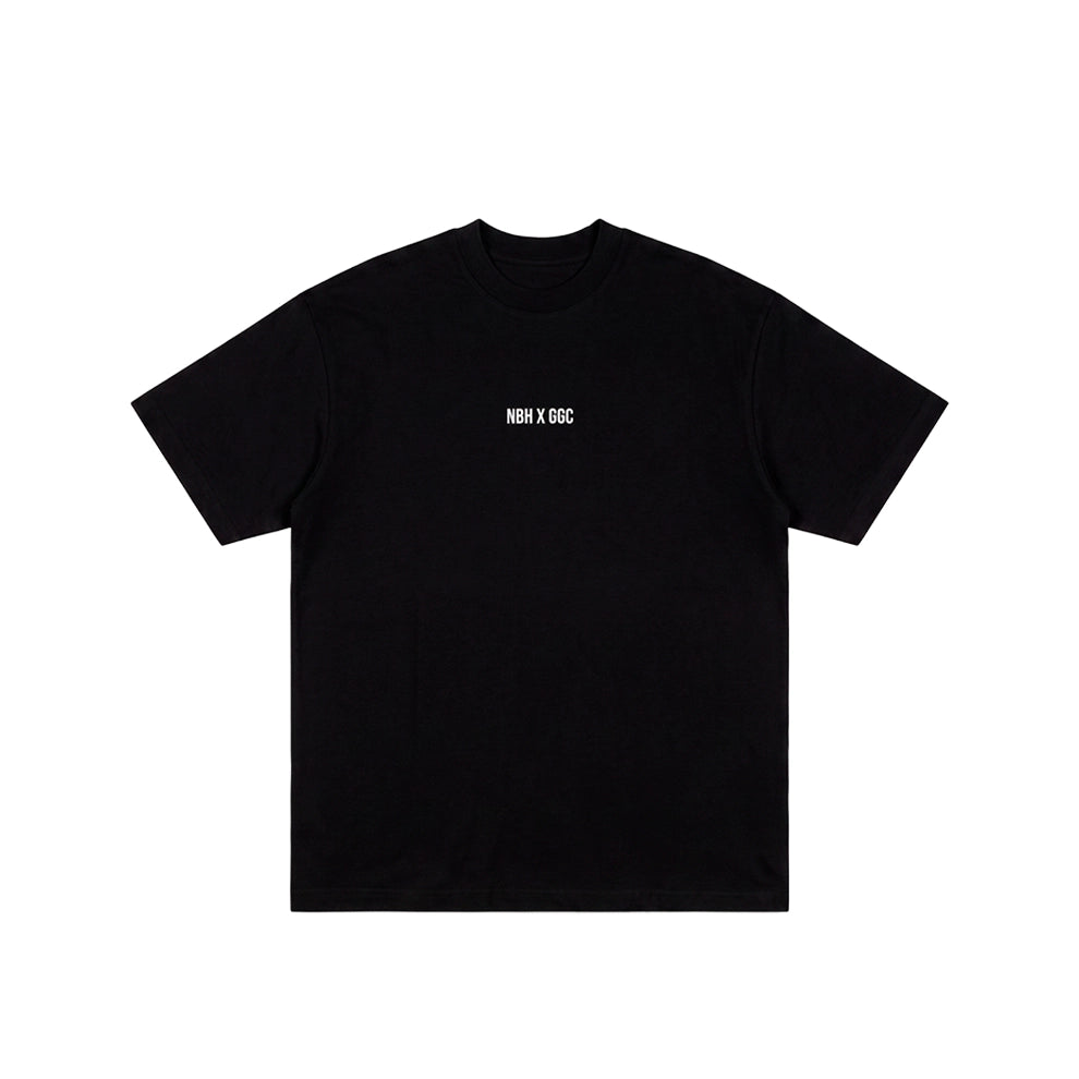 NBH X GUIGACLUB BLACK TEE