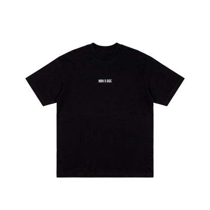 NBH X GUIGACLUB BLACK TEE