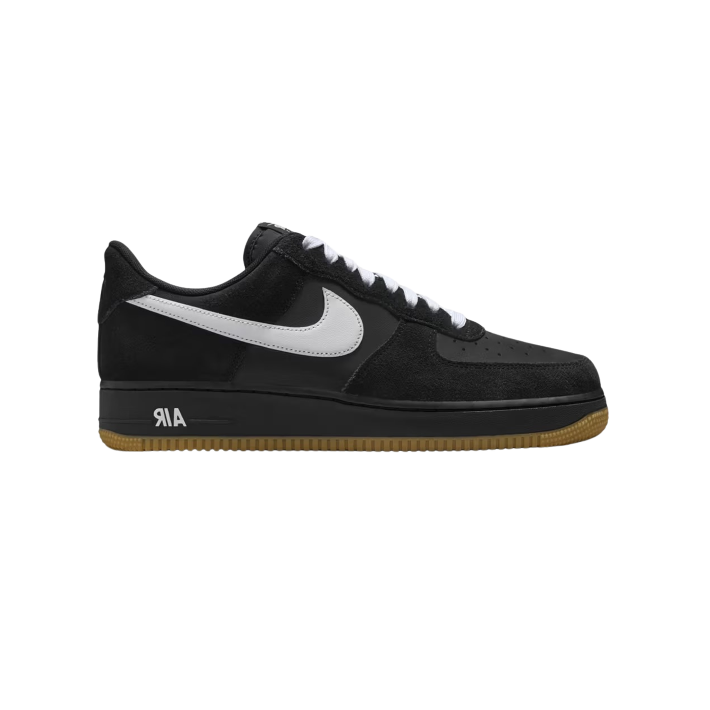 Air force 1 black white gum