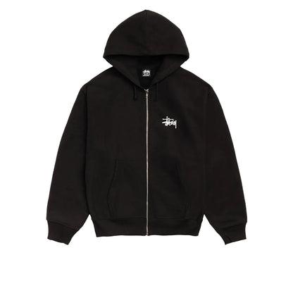 STUSSY ZIP BLACK HOODIE