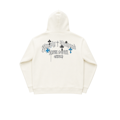 Supply demand white bone hoodie