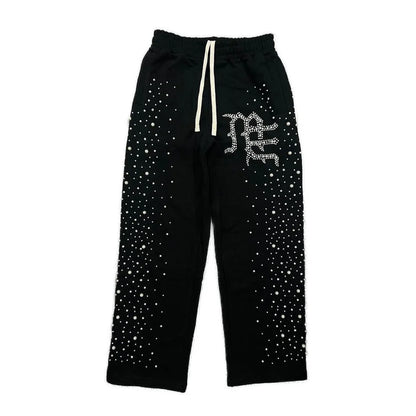 mixed emotion black pearl pant
