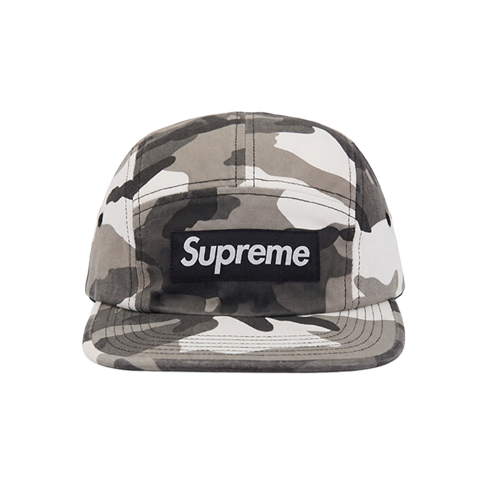 washed chino twill camp cap camo