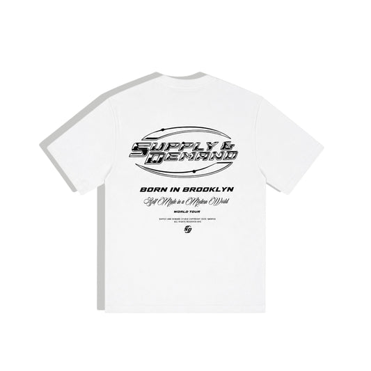 suppply & demand Mirage Graphic T-Shirt WHITE