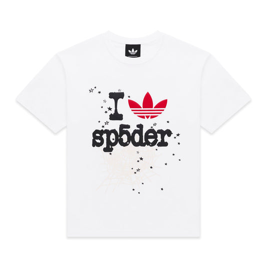 SPIDER X ADIDAS WHITE TEE