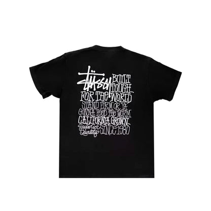 STUSSY CALIFORNIA GROWN TEE BLACK